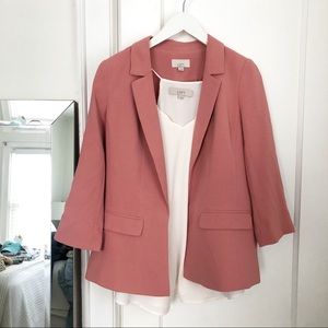 LOFT lightweight blazer peach